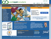 Tablet Screenshot of creditrepairconsultants.com